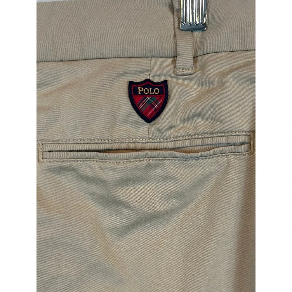 Lot of 2 Polo Golf Ralph Lauren Mens Sz 38 Khaki Chino Shorts Classic Fit Tan 9